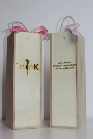 ThinK Bottle in ThinK Branded Wooden Box